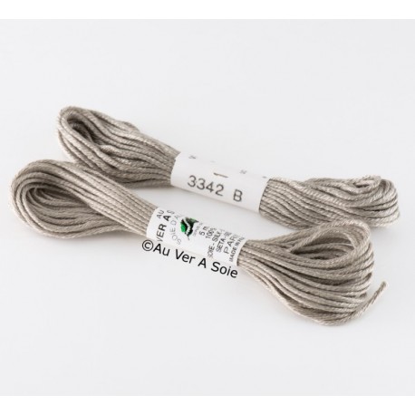 Soie d'Alger N° 3342 Gamme Gris fer (5m)