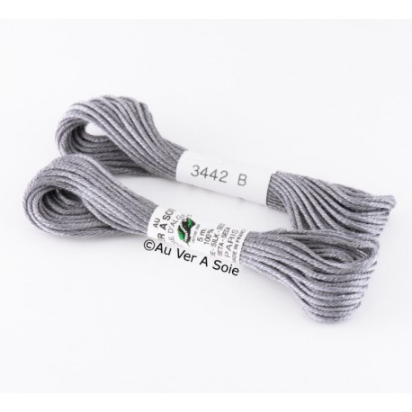 Soie d'Alger N° 3442 Gamme Gris acier (5m)