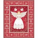 Calendrier de l'Avent ANGEL ADVENT RED Réf. 042-R par Makower