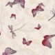 QUILTING TREASURES - Tissu Patchwork MIRABELLE LA VIE EN ROSE par Santoro