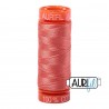 FIL COTON MAKO 50 AURIFIL 2225 Salmon - Petite bobine de 200 mètres