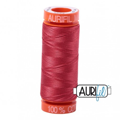 FIL COTON MAKO 50 AURIFIL 2230 Red Peony - Petite bobine de 200 mètres