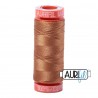 FIL COTON MAKO 50 AURIFIL 2335 Light Cinnamon - Petite bobine de 200 mètres